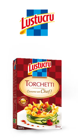 Pâtes sèches Torchetti - LUSTUCRU